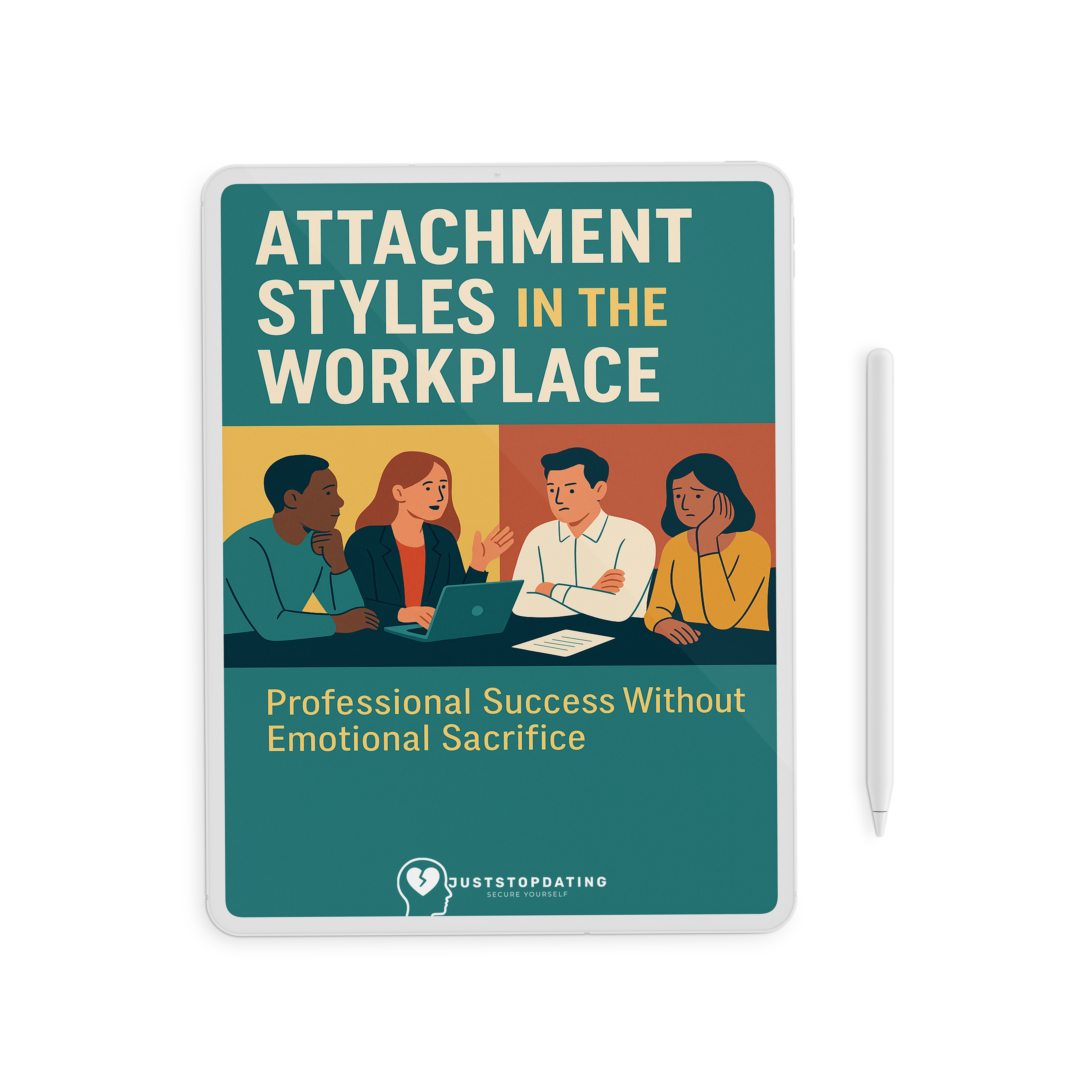 Cover of the eBook titled Attachment Styles in the Workplace: Professional Success Without Emotional Sacrifice